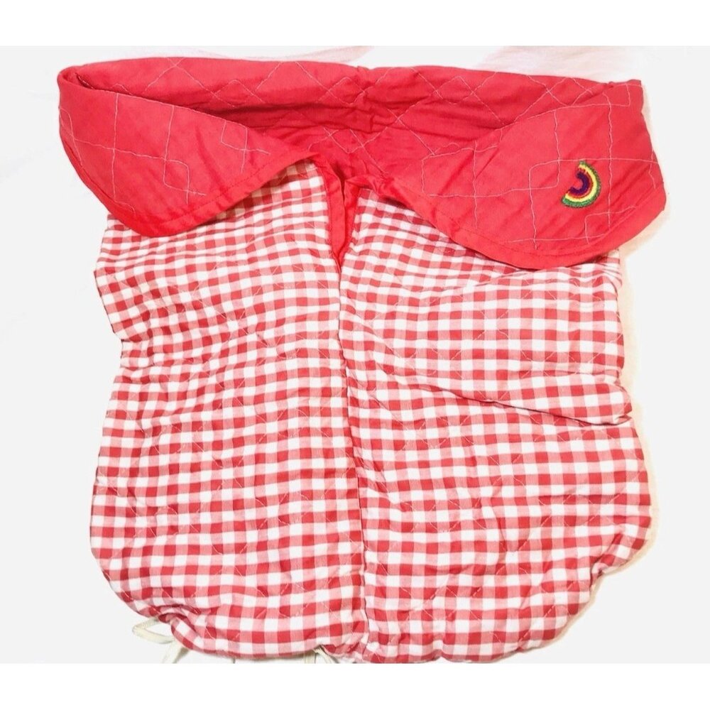 Vintage Cabbage Patch style Kids Red Gingham Slumber Sleeping bag Replacement